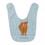 Scottish Highland Cattle Cow Graphic Personalized Baby Bib