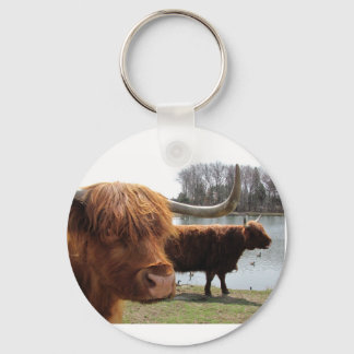 Scottish Highland Cattle ~ keychain