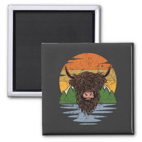 Scottish Highland Cattle Magnet