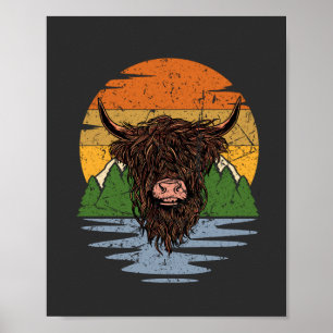 Scottish Highland Cattle Poster