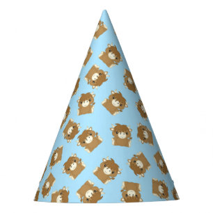 Scottish Highland Coo Cow Birthday Party Party Hat