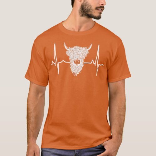 Scottish Highland Cow 6 T_Shirt