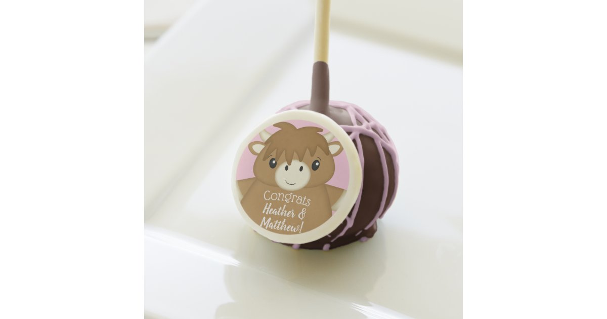 Milk & Cookies Baby Shower Mommy Cow & Baby Cake Topper Cow Cake