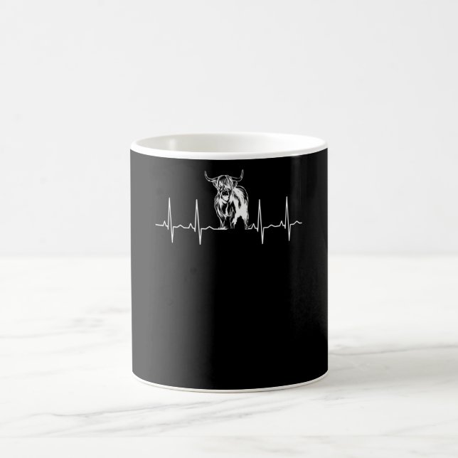 Scottish Highland Cow Coffee Mug (Center)