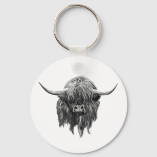 SDJMa Highland Cow Keychain Backpack Pendant Cute Cattle Key Chains Statue  Cow Accessories Highland Cow Decor Cow Gifts Cow Print Stuff for Women Men  Kid car 