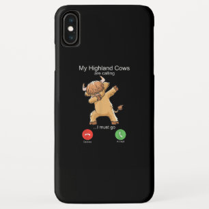 Scottish Highland Cow is Calling iPhone XS Max Case