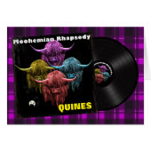 Scottish Highland Cow. Moohemian Rhapsody (Front Horizontal)