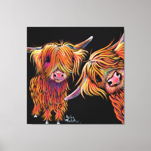 SCoTTiSH HiGHLaND CoW PRiNT  LoLLY  PoP 