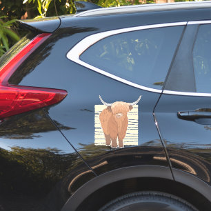 Scottish Highland Cow Sticker
