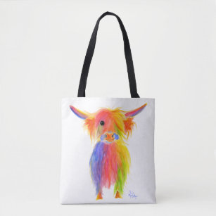 Scottish Highland Cow Bags Zazzle Scottish Highland Cow Tottie Bag