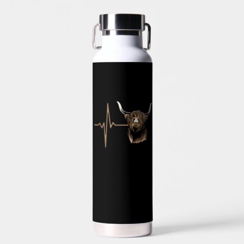 Scottish Highland Cow Water Bottle