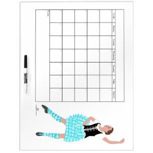 Scottish Highland Dance Calendar Dry Erase Board