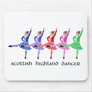Scottish Highland Dance Line Mouse Pad
