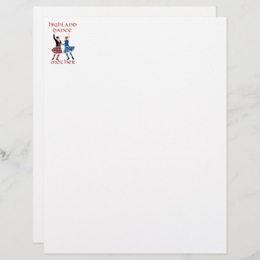 Scottish Highland Dance Mother (Front/Back)