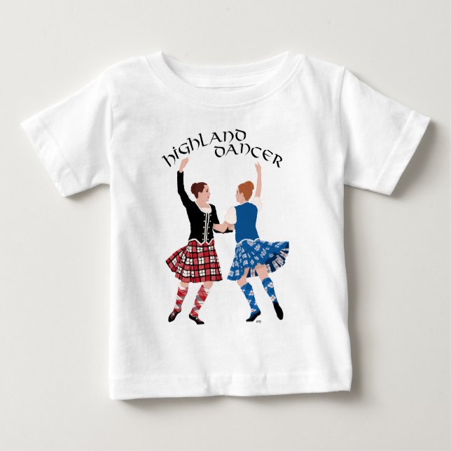 Scottish Highland Dance Reel Baby T-Shirt (Front)