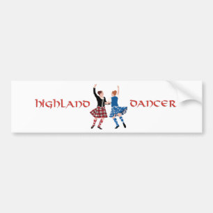 Scottish Highland Dance Reel Bumper Sticker