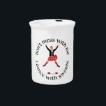 Scottish Highland Dancer Beverage Pitcher<br><div class="desc">Come visit our Maggie Ross Dance shop to see this and many other designs created from my original paintings. There are Dancer, Piper, Teacher and Dance Mother designs as well! Choose with confidence and customize if you wish! Using our easy Text Tool will make the product your own or a...</div>