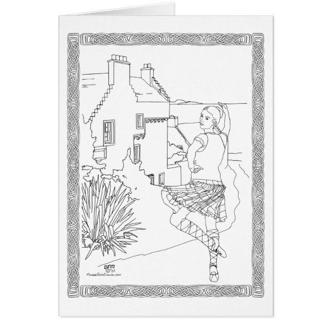 Scottish Highland Dancer Cards (Front)