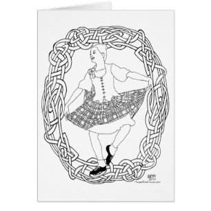 Scottish Highland Dancer Cards