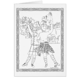 Scottish Highland Dancer Cards