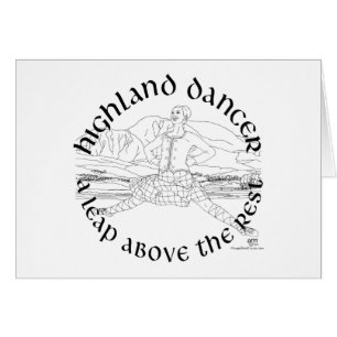 Scottish Highland Dancer Cards