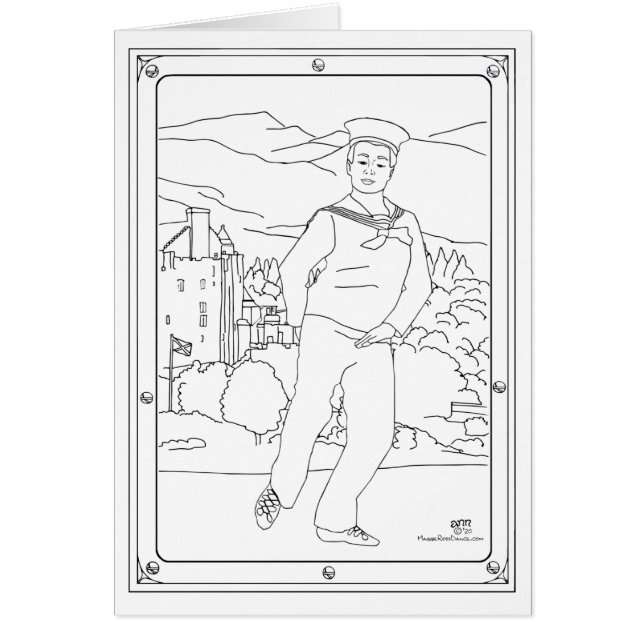 Scottish Highland Dancer Cards (Front)