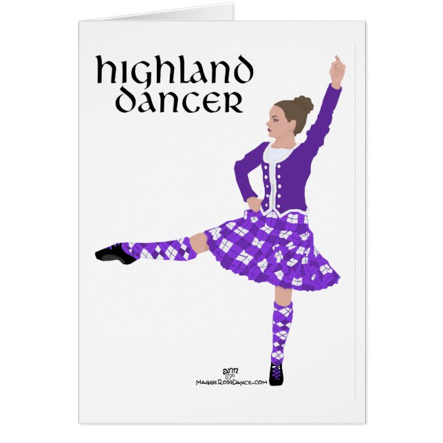 Scottish Highland Dancer Cards (Front)