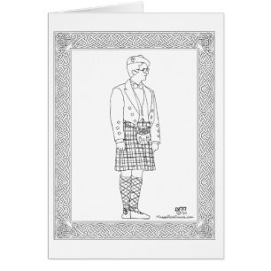 Scottish Highland Dancer Cards