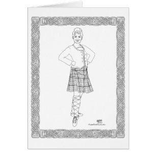 Scottish Highland Dancer Cards