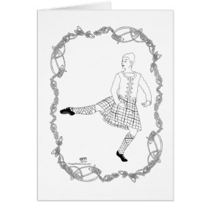 Scottish Highland Dancer Cards
