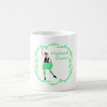 Scottish Highland Dancer Celtic Knotwork Green