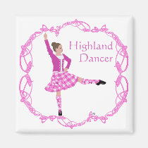 Scottish Highland Dancer Celtic Knotwork Pink