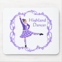 Scottish Highland Dancer Celtic Knotwork Purple