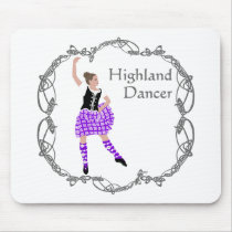 Scottish Highland Dancer Celtic Knotwork Purple