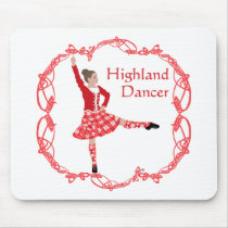 Scottish Highland Dancer Celtic Knotwork Red