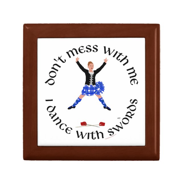 Scottish Highland Dancer Gift Box (Front)