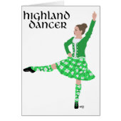 Scottish Highland Dancer Green (Front)
