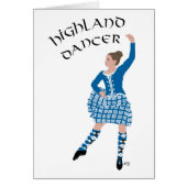 Scottish Highland Dancer - Teal (Front)