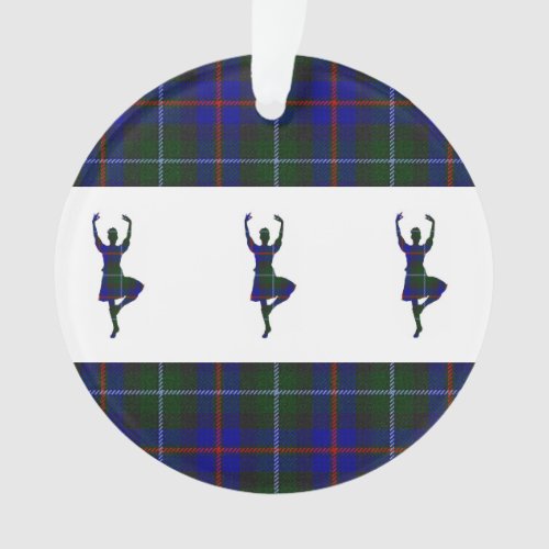 Scottish Highland Dancers double_sided Ornament