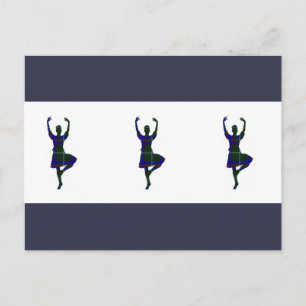 Scottish Highland Dancers Postcard