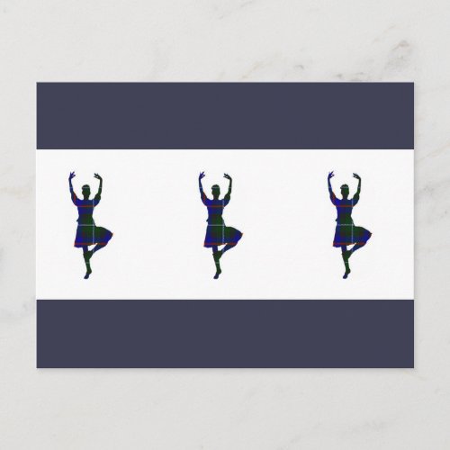 Scottish Highland Dancers Postcard