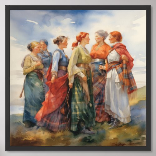 Scottish Highland Gathering of the Highland Clans Framed Art