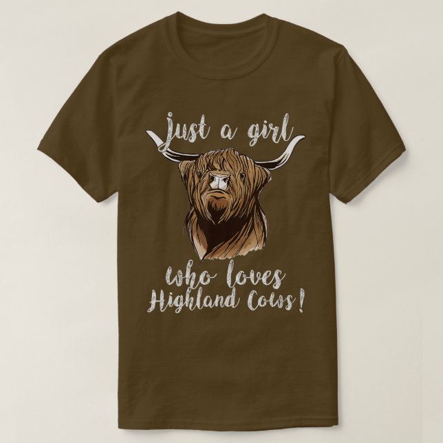 Scottish highland Scotland cattle animal cow  - 1  T-Shirt (Design Front)