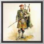Scottish Highland:The Men of Clan MacLeod of Lewis Framed Art
