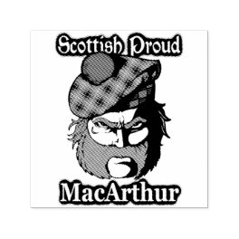 Scottish Highlander Clan MacArthur Ink Stamp