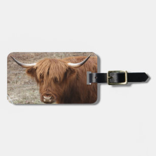 Scottish Highlander Luggage Tag