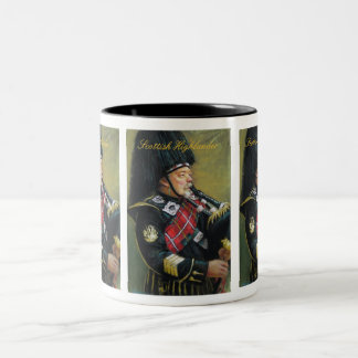 Scottish Highlander Two-Tone Coffee Mug