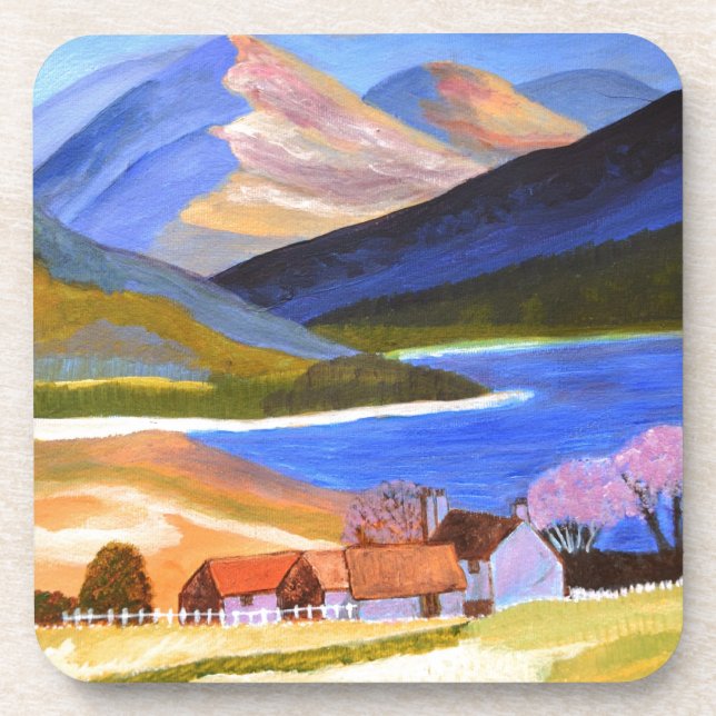 Scottish Highlands 2 Drink Coaster (Front)