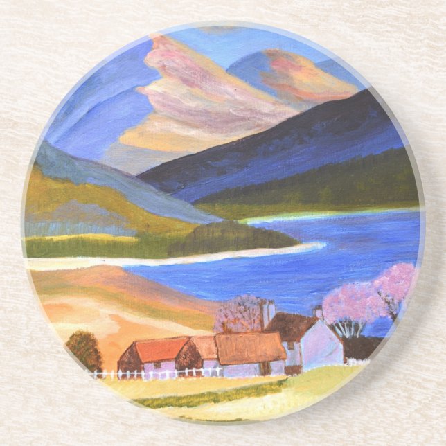 Scottish Highlands 2 Drink Coaster (Front)