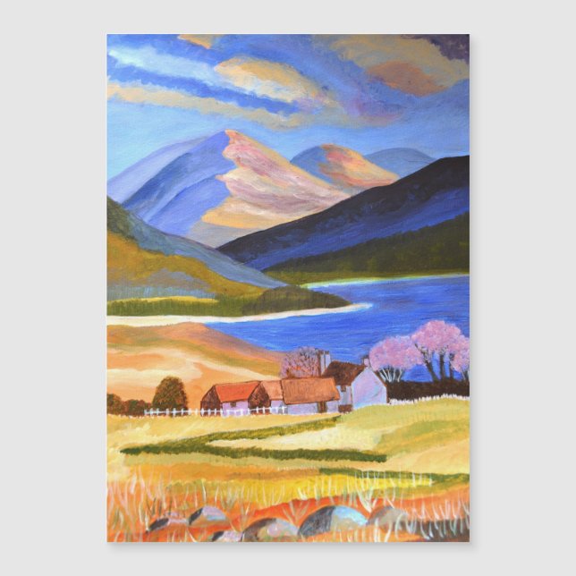 Scottish Highlands 2 Holiday Card (Front)